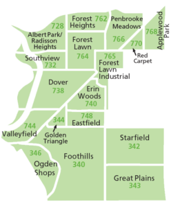 Calgary East Real Estate Map